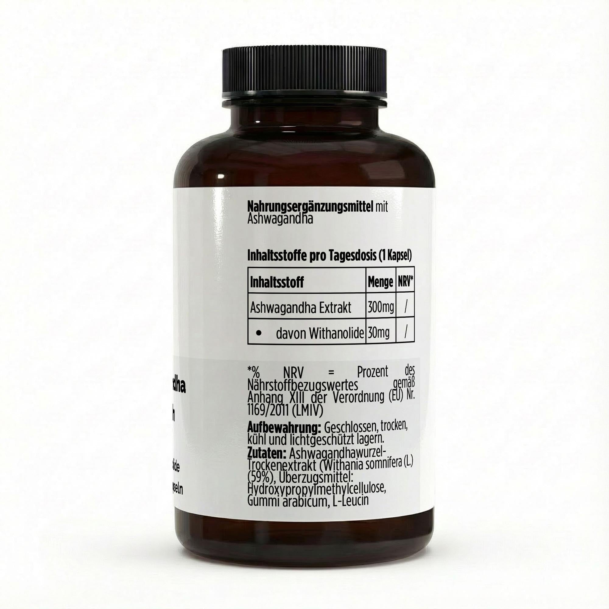Ashwagandha (10% Withanolide) - 90 vegan capsules