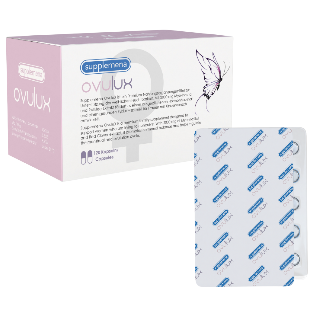 OvuluX 1-Month Box (120 Capsules) – Female Fertility Supplement for Hormonal Balance and Reproductive Health